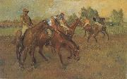 Edgar Degas Before the race oil painting on canvas
